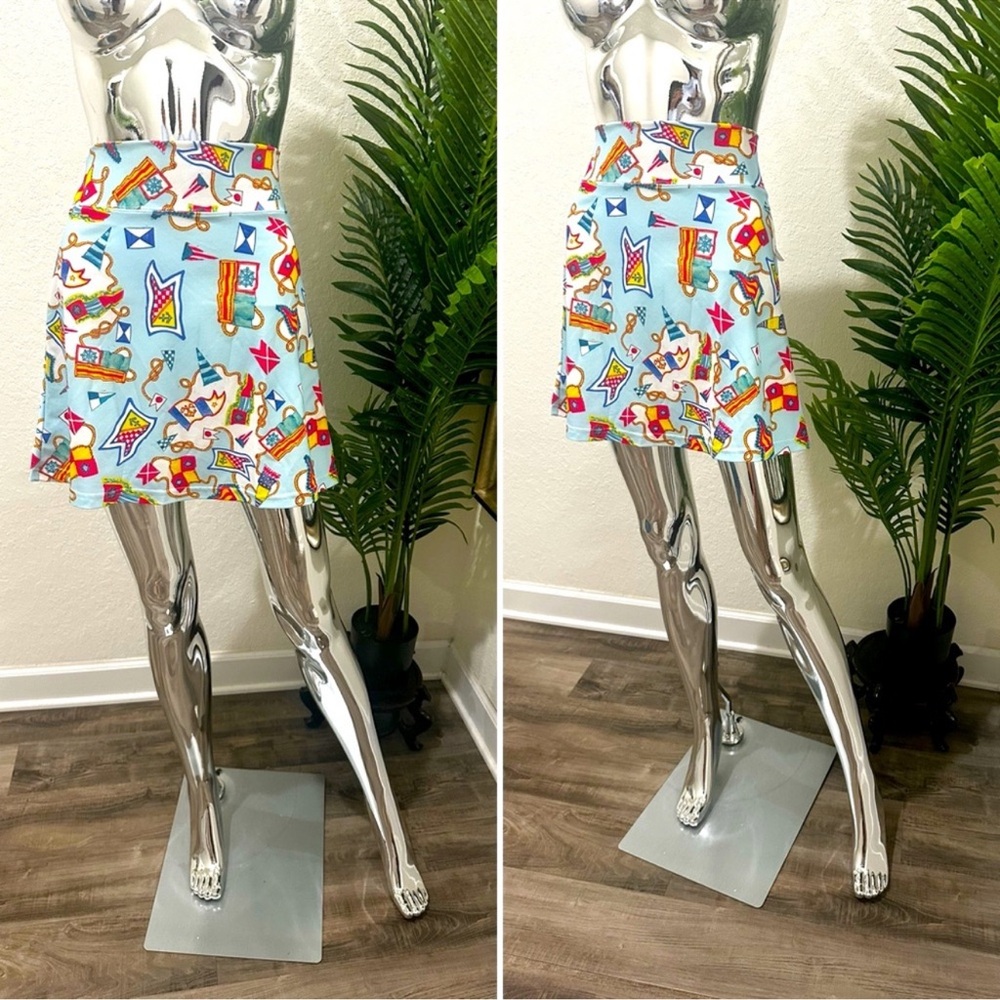 Kaeli Smith Colorful Patterned Mini Skirt L